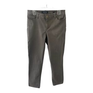 Bandolino High Rise Taupe Straight Jeans-Size 8